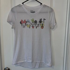Disney White T-Shirt with Classic Characters